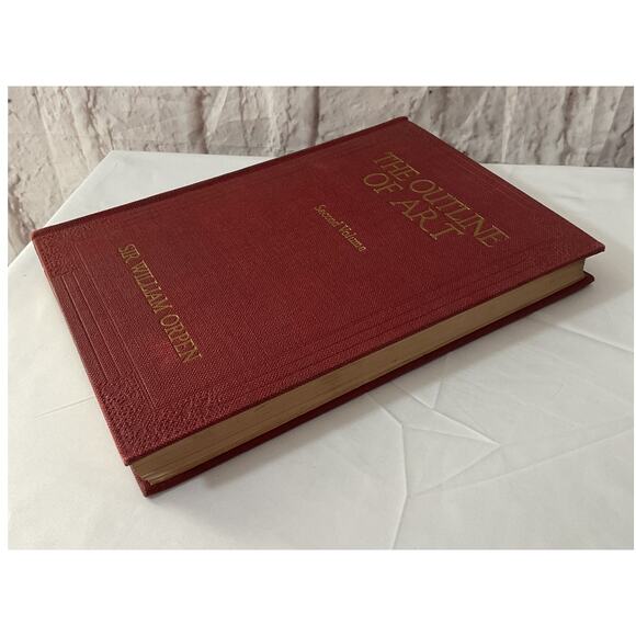 1924 The Outline of Art volume 2 Hardback By Sir William Orpen - Picture 2 of 8